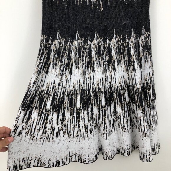 Nic+Zoe Falling Lines Twirl Jacquard Knit Dress, size 1X - Picture 5 of 8